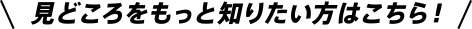 見どころをもっと知りたい方はこちら！